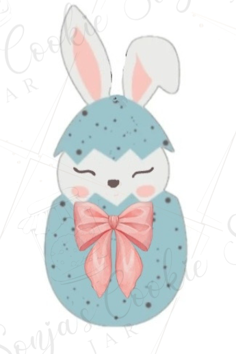 Tall Bunny in Egg STL