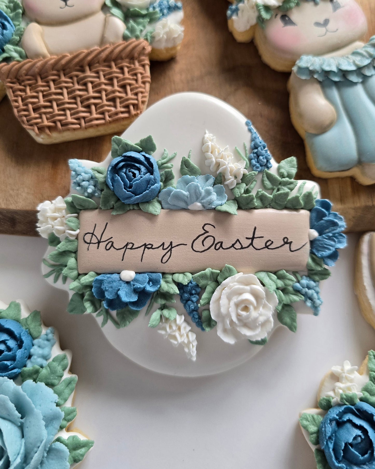 Easter Floral Plaque