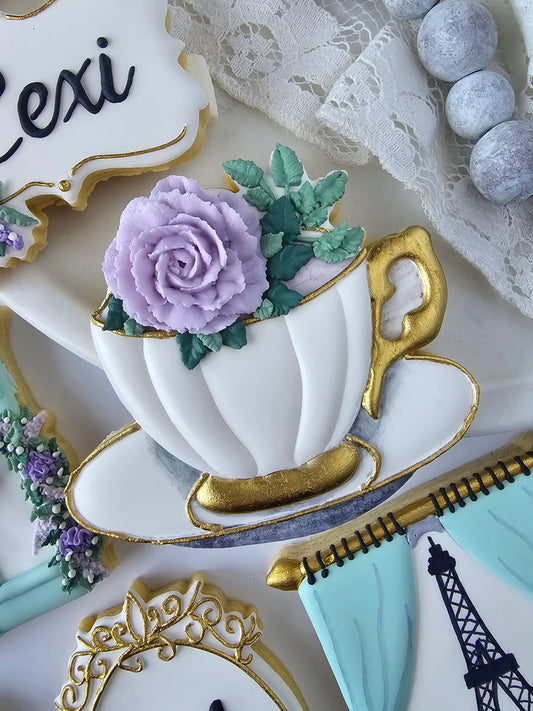 Teacup with Florals STL